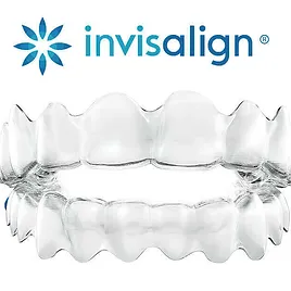 A picture of an invisalign logo.